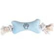 Flamingo Puppy Plush Bone М'яка іграшка для цуцунят кісточка з мотузяними ручками, 22 см - 1