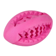Flamingo FOAM DINA RUGBY м’ячик регбі, іграшка для собак, рожевий, 13 см