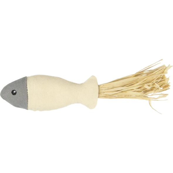 Flamingo Natural Fun Fish Мягкая игрушка для кошек рыбка с кошачьей мятой, 20 см