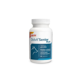 Dolfos Dolvit Senior Plus (Долвіт Сеньйор Плюс) Комплекс вітамінів та мінералів для собак похилого віку 90 таблеток