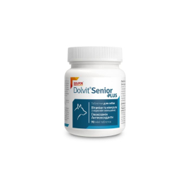 Dolfos Dolvit Senior Plus mini (Долвіт Сеньйор Плюс міні) Комплекс вітамінів і мінералів для собак малих порід похилого віку 90 таблеток