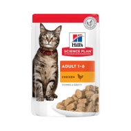 Hill's Science Plan Adult Вологий корм для котів з куркою, 85 г