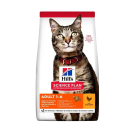 Hill's Science Plan Adult Chicken Сухой корм для взрослых кошек с курицей 300 г