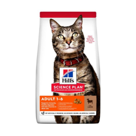 Hill's Science Plan Adult Lamb Сухой корм для взрослых кошек с ягненком, 1,5 кг