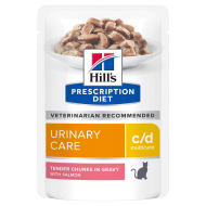 Hill's Prescription Diet Multicare c/d Urinary Care Вологий корм для котів для здоров'я сечовивідних шляхів з лососем 85 г