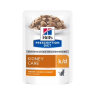 Hill's Prescription Diet k/d Kidney Care Вологий лікувальний корм для котів для підтримки функції нирок з куркою, 85 г