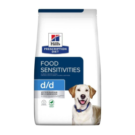 Hill's Prescription Diet d/d Food Sensitivities Сухой лечебный корм с уткой для собак с чувствительным пищеварением и пищевой аллергией 1,5 кг
