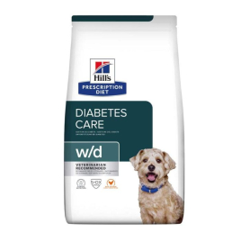 Hill's Prescription Diet w/d Diabetes Care Сухий лікувальний корм для собак з куркою, що регулює надходження глюкози при цукровому діабеті та при ожирінні 10 кг