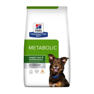 Hill's Prescription Diet Metabolic Сухой лечебный корм для собак с курицей для снижения, нормализации и контроля веса 1,5 кг