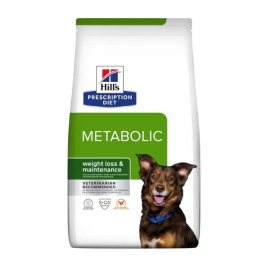 Hill's Prescription Diet Metabolic Сухой лечебный корм для собак с курицей для снижения, нормализации и контроля веса 1,5 кг