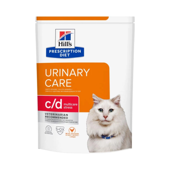 Hill&#039;s Prescription Diet c/d Multicare Stress сухий корм для котів з куркою, 400 г
