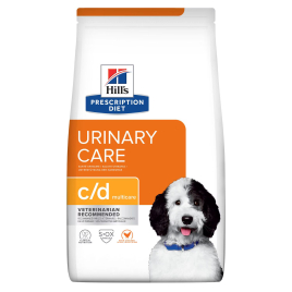 Hill's Prescription Diet c/d Multicare Urinary Care Сухий лікувальний корм з куркою для собак при сечокам'яній хворобі 4 кг