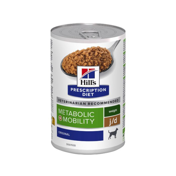 Hill's Prescription Diet Metabolic + Mobility Вологий лікувальний корм для собак для зниження ваги і підтримки суглобів, 370 г