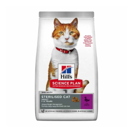 Hill's Science Plan Adult Sterilised Cat Duck Сухой корм для взрослых стерилизованных кошек с уткой 1,5 кг