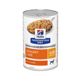 Hill's Prescription Diet c/d Влажный лечебный корм для собак уход за мочевыделительной системой с курицей, 370 г