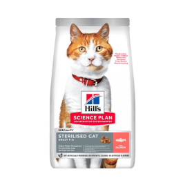 Hill's Science Plan Adult Sterilised Cat Salmon Сухой корм для взрослых стерилизованных кошек с лососем 300 г