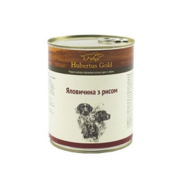 Hubertus Gold Влажный корм для собак говядина с рисом, 800 г