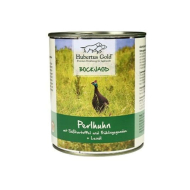 Hubertus Gold Perlhuhn mitSüsskartoffel Вологий корм для собак цесарка з солодкою картоплею, овочами та лляною олією, 800 г