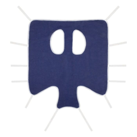 Collar Послеоперационная попона №3 синяя, L: 56, G: 50-65 см