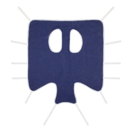 Collar Послеоперационная попона №4 синяя, L: 68, G: 65-80 см