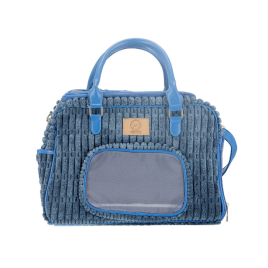MISOKO&amp;CO дорожня сумка для домашніх тварин, 41.5 x 23 x 28 см, темно-синя