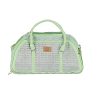 MISOKO&amp;CO дорожня сумка для домашніх тварин, 51.5 x 25.5 x 27 см, зелена