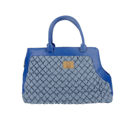 MISOKO&amp;CO дорожня сумка для домашніх тварин, 51 x 18 x 34.5 см, темно-синя