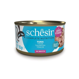Schesir Tuna Влажный корм для кошек тунец в бульоне, 85 г