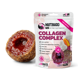 LK Baits Pet Nutrigo Collagen Complex S-M Функціональні ласощі для собак середніх порід з колагеном (Ø 20 мм), 170 г