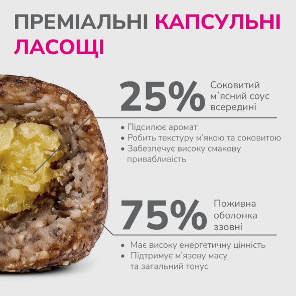 LK Baits Pet Nutrigo Treat Veal Функціональні ласощі для собак з яловичиною та качиним соусом (Ø 12 мм), 150 г - 2