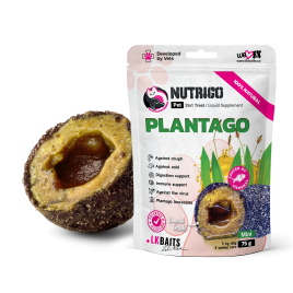 LK Baits Pet Nutrigo Plantago Mini Функциональное лакомство для собак мелких пород с сиропом подорожника (Ø 15 мм), 75 г