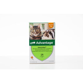 Advantage (Адвантейдж) Краплі на холку для котів, до 4 кг