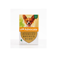 Advocate (Адвокат) Капли для собак весом до 4 кг, 1 пипетка