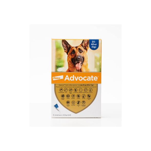 Advocate (Адвокат) Краплі для собак вагою 25-40 кг