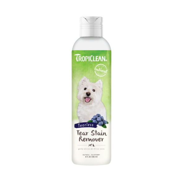 TropiClean Tear Stain Remover Средство для удаления слёзных дорожек вокруг глаз для собак и котов, 236 мл
