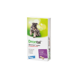 Drontal (Дронтал) Таблетки від глистів зі смаком м&#039;яса для собак, 1 шт