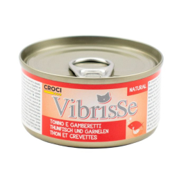 Vibrisse Влажный корм для кошек с тунцом и креветками, 70 г