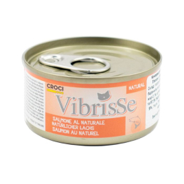 Vibrisse Влажный корм для кошек лосось в собственном соку, 70 г