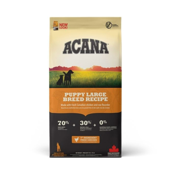 Acana Puppy Large Breed Recipe Сухий корм для цуценят великих порід, 17 кг