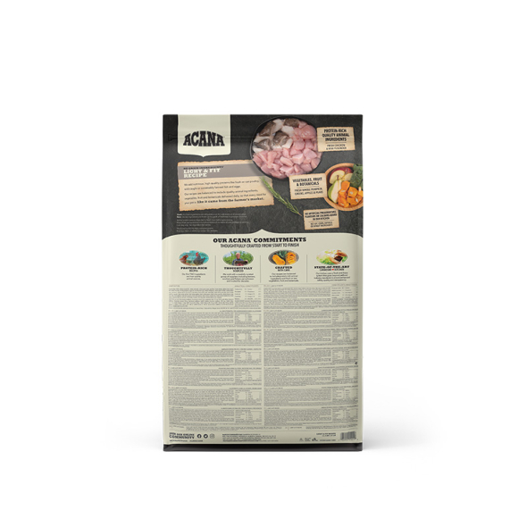 Acana Light &amp; Fit Recipe Сухий корм для дорослих собак схильних до повноти, після стерилізації, 11,4 кг - 1