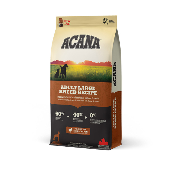 Acana Adult Large Breed Recipe Сухой корм для взрослых собак больших пород, 17 кг