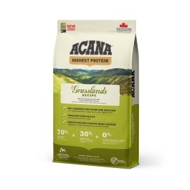 Acana Highest Protein Grasslands Recipe Сухой корм для собак всех пород и всех стадий жизни, 11,4 кг