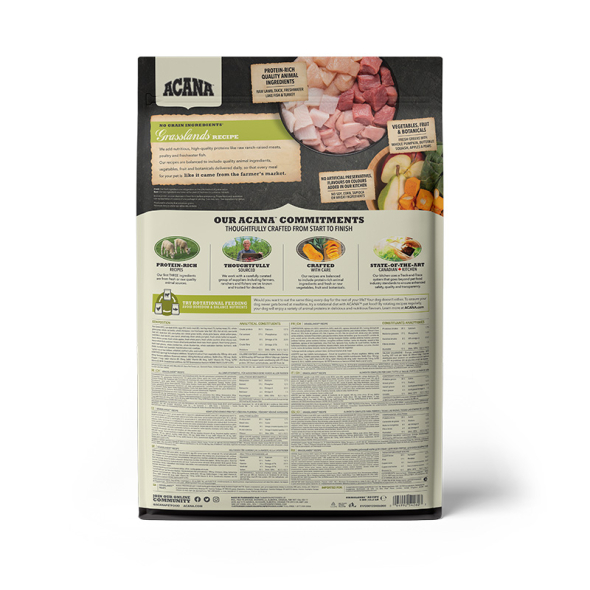 Acana Highest Protein Grasslands Recipe Сухой корм для собак всех пород и всех стадий жизни, 6 кг - 1