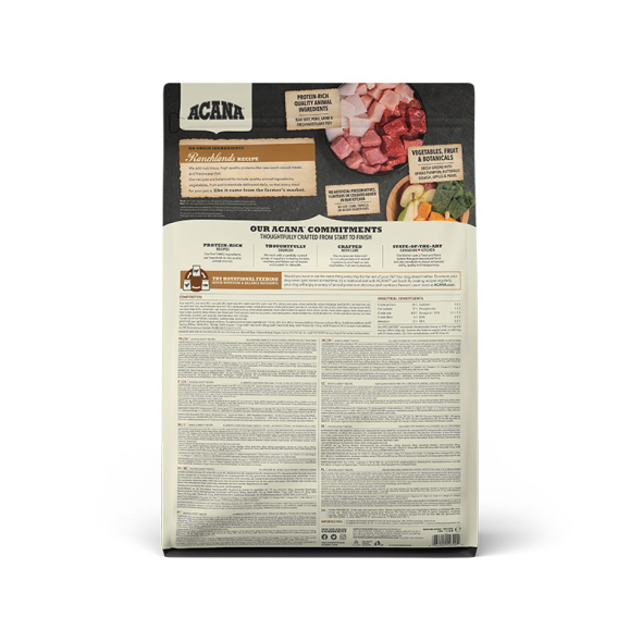 Acana Highest Protein Ranchlands Recipe Сухой корм для собак всех пород и всех стадий жизни, 2 кг - 1
