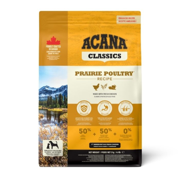 Acana Classics Prairie Poultry Recipe Сухий корм для собак всіх порід та всіх стадій життя, 2 кг - 2