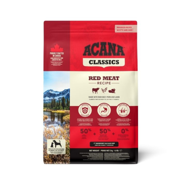Acana Classics Red Meat Recipe Сухой корм для собак всех пород и всех стадий жизни, 2 кг - 1
