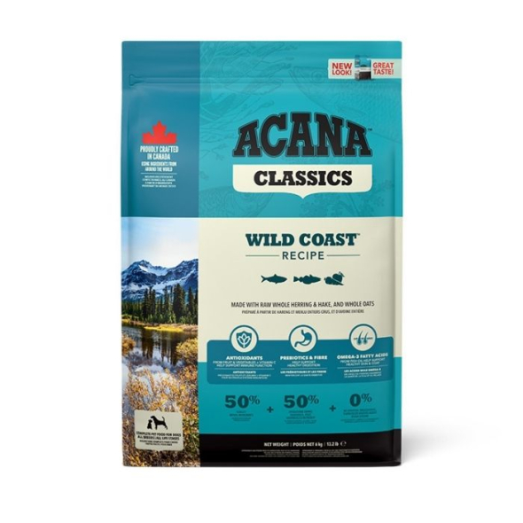 Acana Classics Wild Coast Recipe Сухой корм для собак всех пород и всех стадий жизни, 6 кг - 2