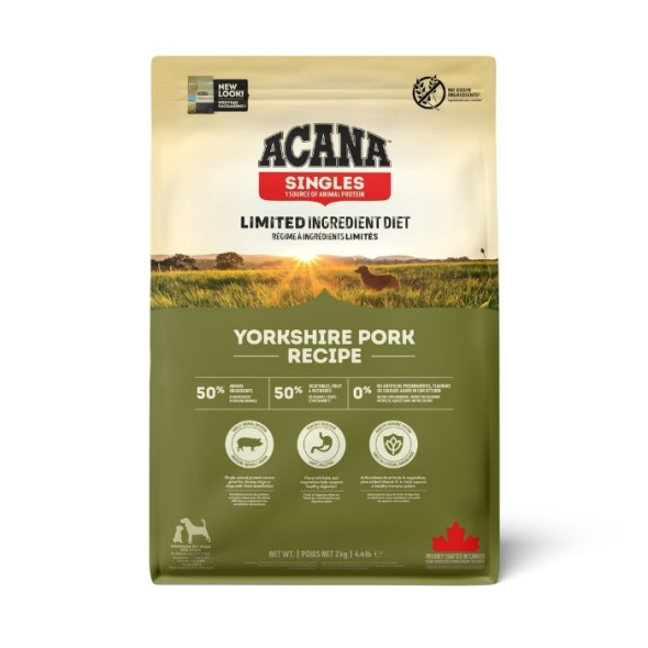 Acana Yorkshire Pork Сухой корм со свининой для собак всех пород, 2 кг