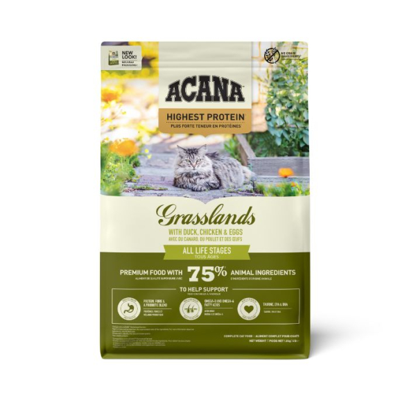 Acana Grasslands Cat Сухий корм для котів всіх порід та всіх стадій життя, 1,8 кг - 2