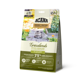 Acana Grasslands Cat Сухой корм для кошек всех пород и всех стадий жизни, 340 г